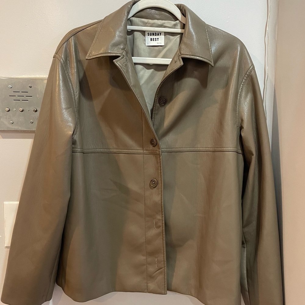 Aritizia Sunday Best Leather Jacket